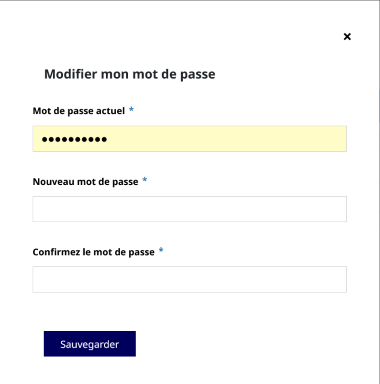 Modifier ses informations de profil